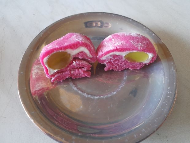 Японский десерт моти (mochi)
